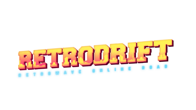 RetroDrift: Retrowave Online Road Logo