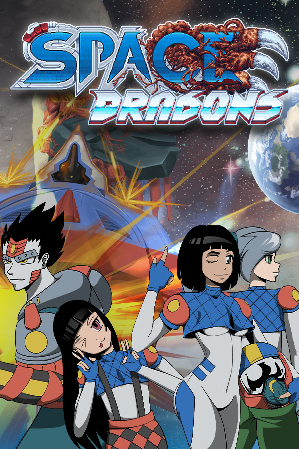 Steam portrait for Space Dragons.