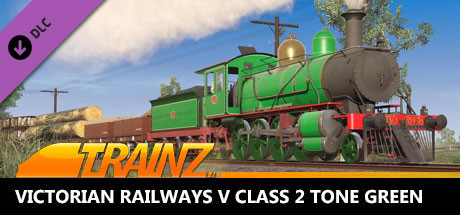 Trainz 2022 DLC - Victorian Railways V Class 2 Tone Green cover art