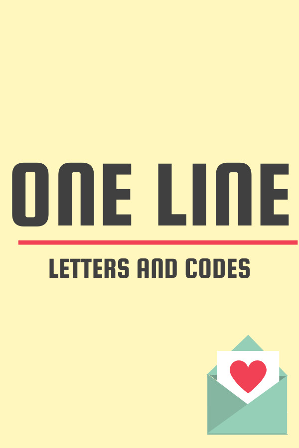 Steam portrait for One Line: Letters and Codes.