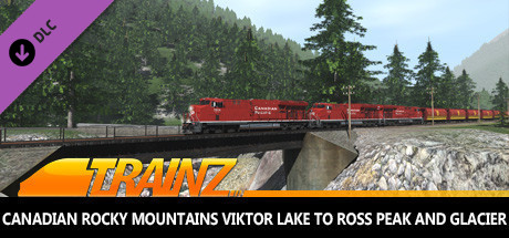 Trainz 2022 DLC - Canadian Rocky Mountains Viktor Lake to Ross Peak and Glacier cover art