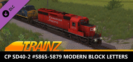 Trainz 2022 DLC - CP SD40-2 #5865-5879 Modern Block Letters cover art