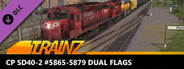 Trainz 2022 DLC - CP SD40-2 #5865-5879 Dual Flags