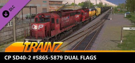 Trainz 2022 DLC - CP SD40-2 #5865-5879 Dual Flags cover art