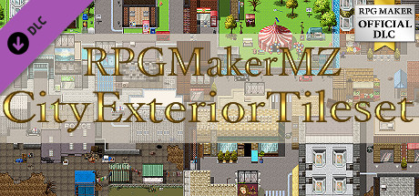 RPG Maker MZ - City Exterior Tileset cover art