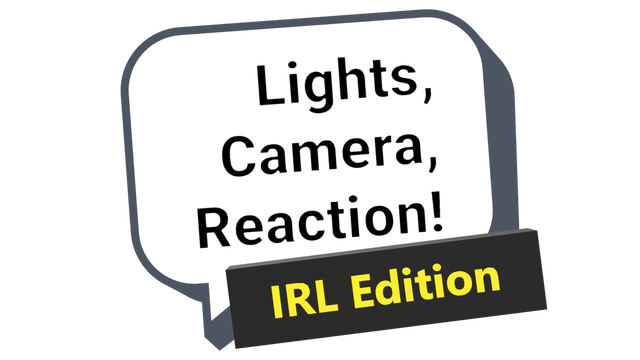 Lights, Camera, Reaction! IRL Edition Logo