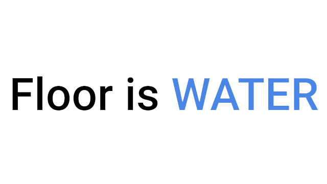 Floor is Water Logo