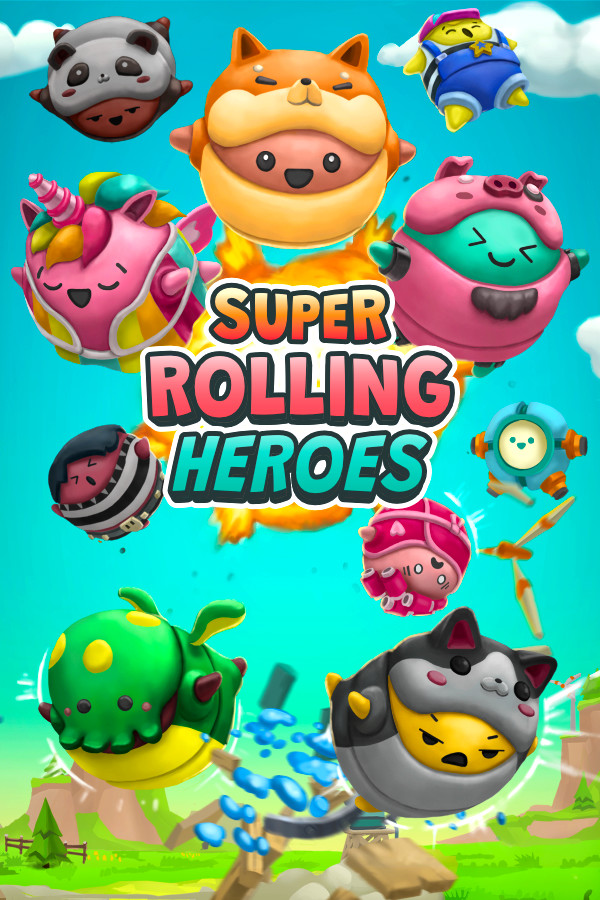 Steam portrait for Super Rolling Heroes.