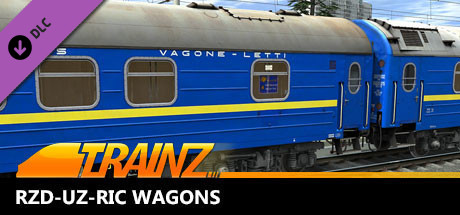 Trainz 2022 DLC - RZD-UZ-RIC Wagons cover art