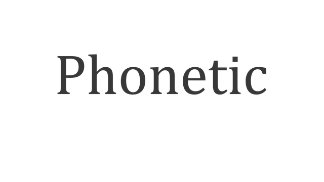 Phonetic Logo