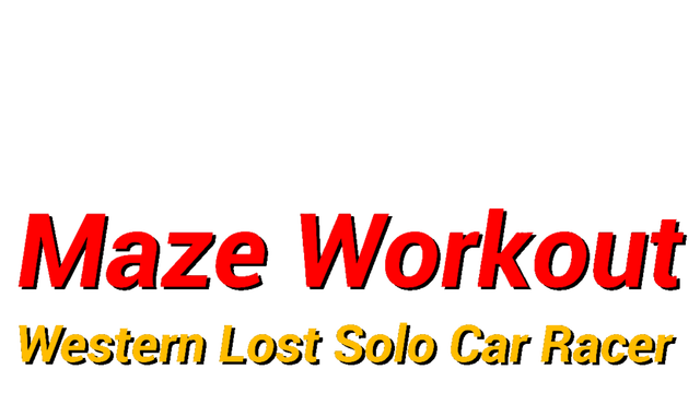 Maze Workout - Western Lost Solo Car Racer Logo