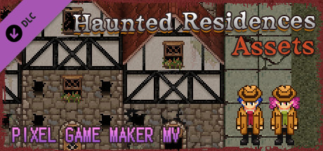 Pixel Game Maker MV - Haunted Residences Assets cover art