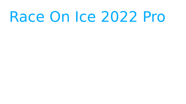 Race On Ice 2022 Pro Logo