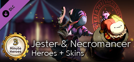 3 Minute Heroes - Jester & Necromancer Heroes + Skins cover art