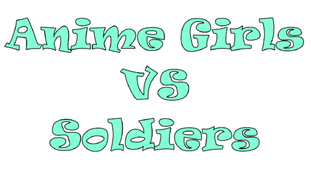 Anime Girls VS  Soldiers Logo
