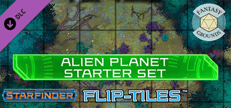 Fantasy Grounds - Starfinder RPG - Flip-Tiles - Alien Planet Starter Set cover art