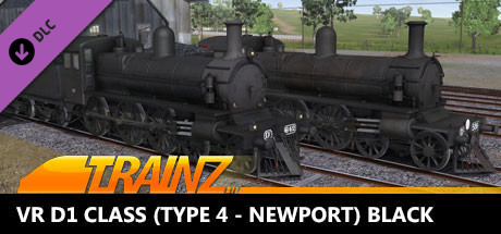 Trainz 2022 DLC - Victorian Railways D1 Class (Type 4 - Newport) Black cover art