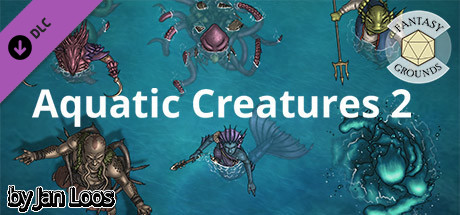 Fantasy Grounds - Jans Token Pack 32 - Aquatic Creatures 2