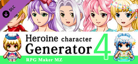 RPG Maker MZ - Heroine Character Generator 4 for MZ cover art