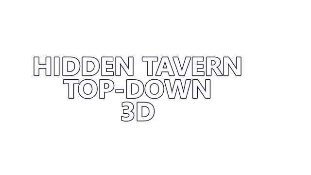 Hidden Tavern Top-Down 3D Logo
