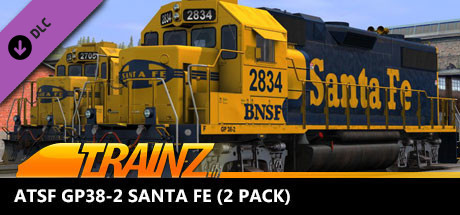 Trainz 2022 DLC - ATSF GP38-2 Santa FE (2 Pack) cover art