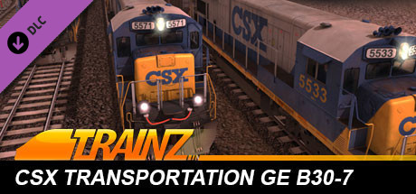 Trainz 2022 DLC - CSX Transportation GE B30-7 cover art