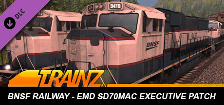 Trainz 2022 DLC - BNSF Railway EMD SD70MAC Executive Patch cover art