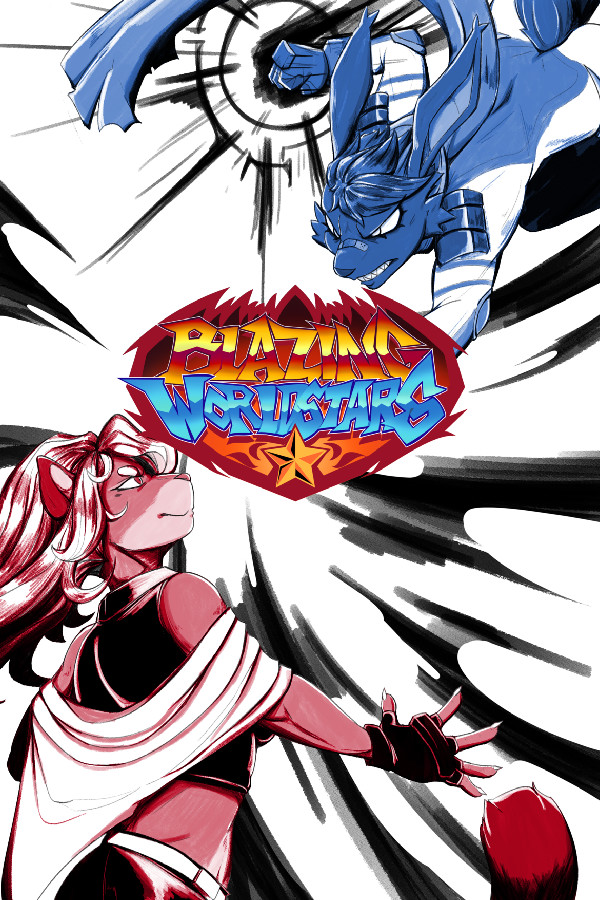 Steam portrait for Blazing Worldstars.
