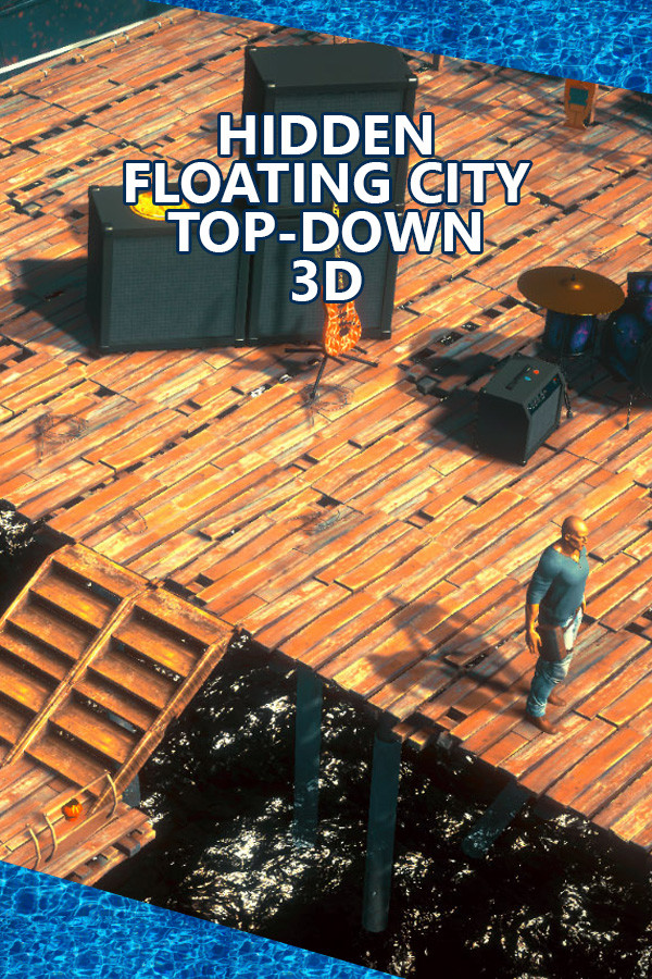 Hidden Floating City Top-Down 3D for steam