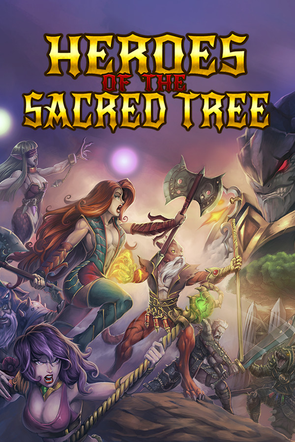 Steam portrait for Heroes of The Sacred Tree.