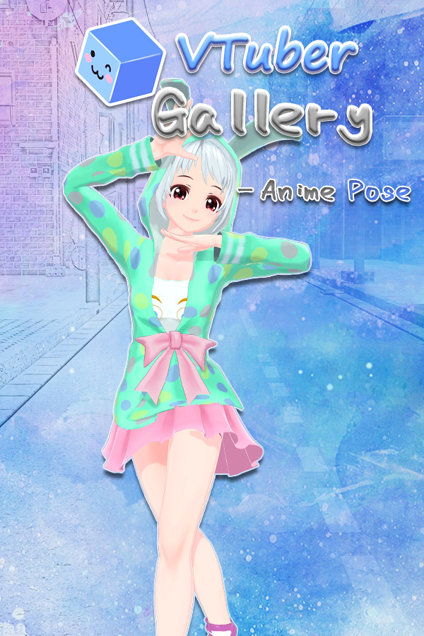 Steam portrait for VTuber Gallery : Anime Pose.