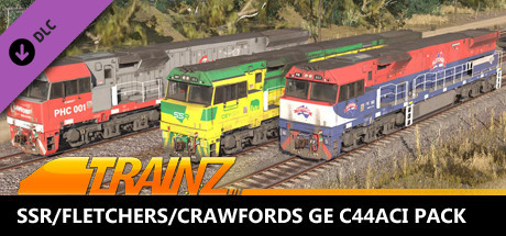Trainz 2019 DLC - SSR Fletchers Crawfords GE C44aci Pack cover art