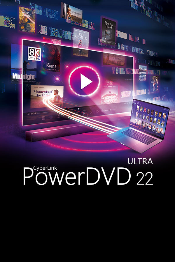 Steam portrait for CyberLink PowerDVD 22 Ultra.