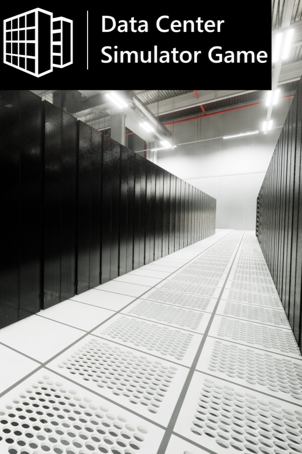 Steam portrait for Data Center Simulator Game.