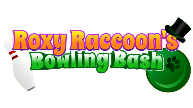 Roxy Raccoon's Bowling Bash Logo