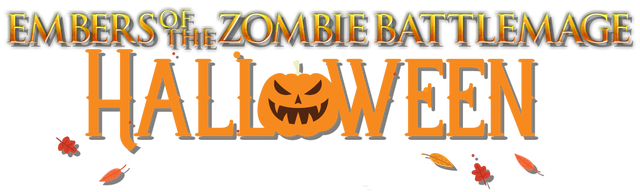 Embers of the Zombie Battlemage: Halloween Logo