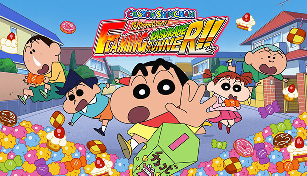 CRAYON SHINCHAN The Storm Called! FLAMING KASUKABE RUNNER!!