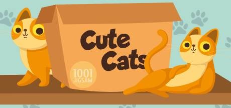 1001 Jigsaw. Cute Cats cover art