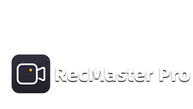 RecMaster Pro - Gameplay & Screen Recorder Logo