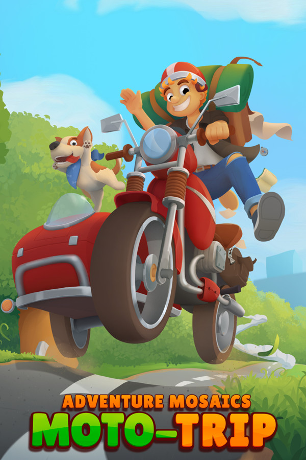Steam portrait for Adventure Mosaics. Moto-Trip.