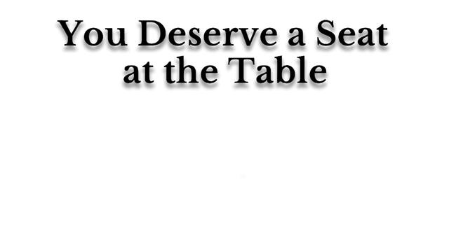 You Deserve a Seat at the Table Logo