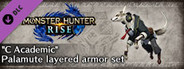 Monster Hunter Rise - "C Academic" Palamute layered armor set