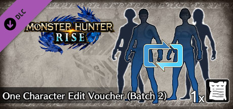 Monster Hunter Rise - One Character Edit Voucher (Batch 2) cover art
