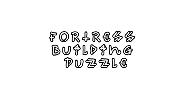 Fortress Building Puzzle Logo
