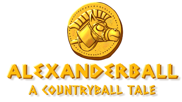 AlexanderBall: A Countryball Tale Logo