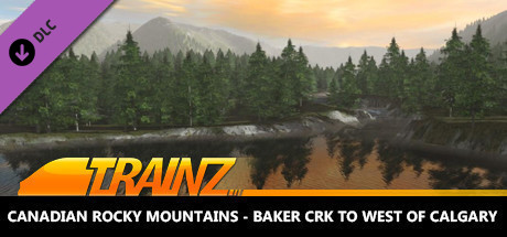 Trainz Plus DLC - Canadian Rocky Mountains Baker Crk to West of Calgary cover art