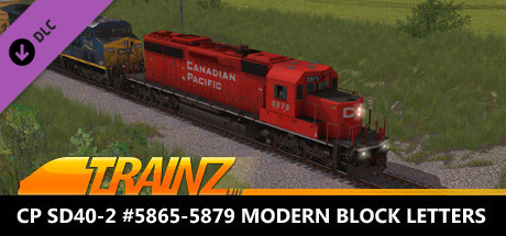 Trainz Plus DLC - CP SD40-2 #5865-5879 Modern Block Letters cover art