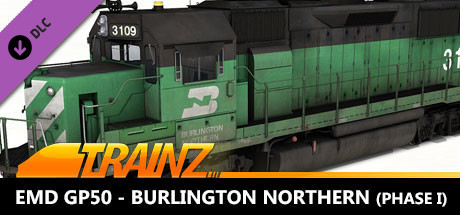 Trainz Plus DLC - EMD GP50 - Burlington Northern (Phase I) cover art