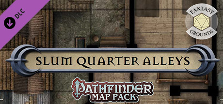 Fantasy Grounds - Pathfinder RPG - Map Pack - Slum Quarter Alleys cover art