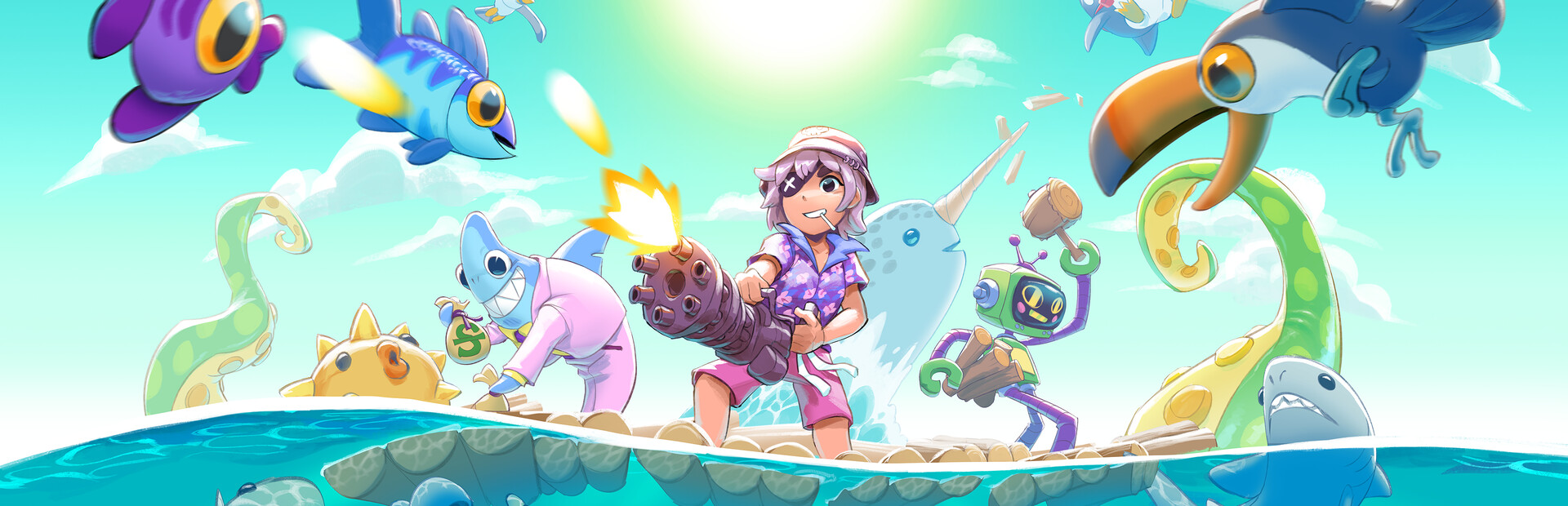 Super Raft Boat Together